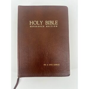 Vintage Nelson KJV Holy Bible Giant Print Red Letter Reference Edition Leather